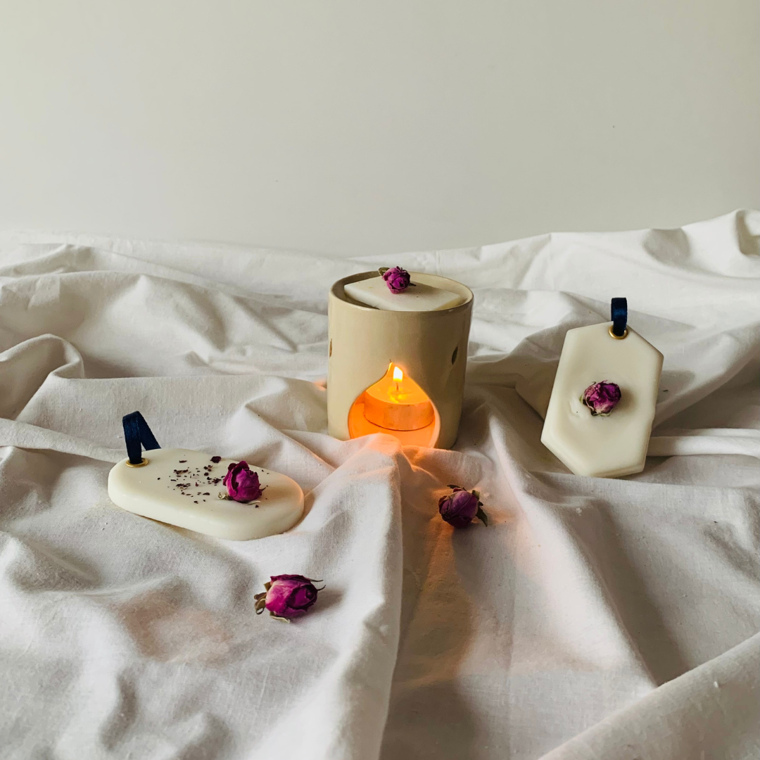 Coffret parfums solides & Brûle parfum