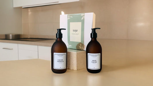 Pack Flacons Verre_ Liquide Vaisselle et Savon Liquide