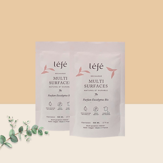 Pack Nettoyants Ecologiques – recharges multi-surfaces eucalyptus