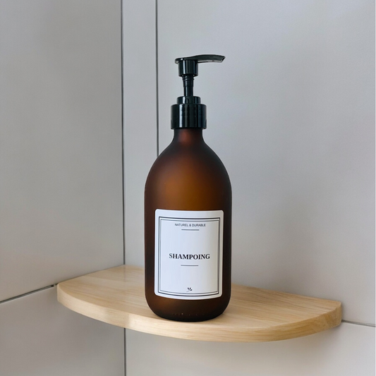 Duo Flacons en verre - Shampoing