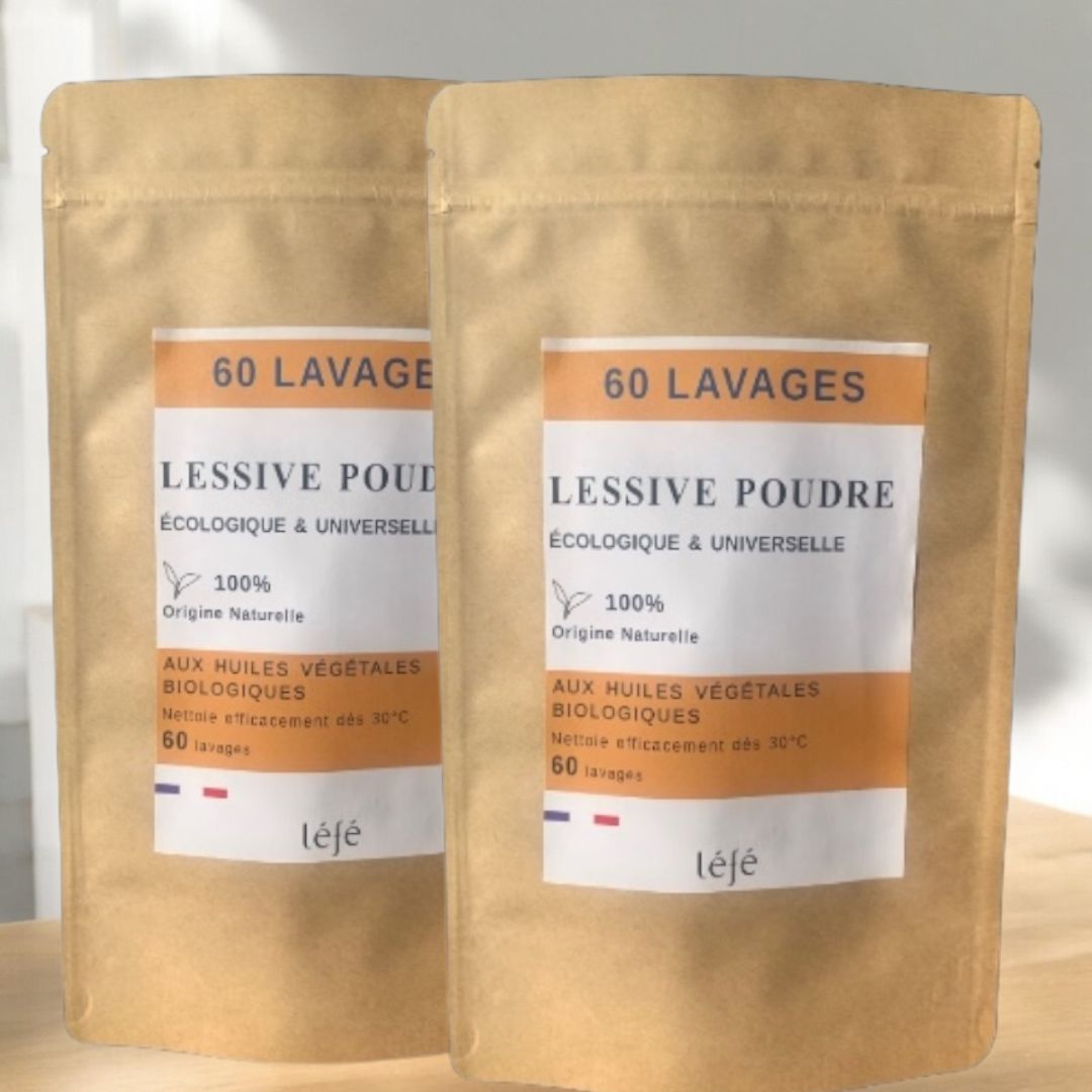 Lessive Poudre Ecologique – Pack 60 lavages