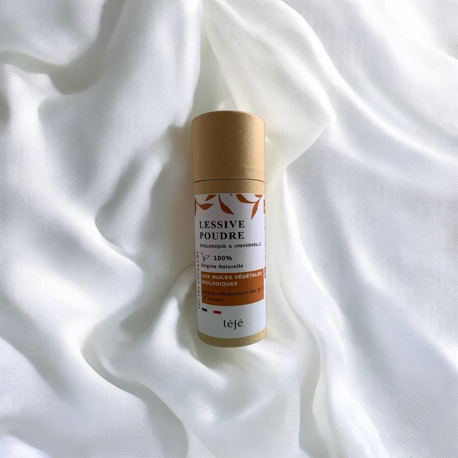 Pack Lessive Poudre 75 lavages – Tube doseur et sa Recharge