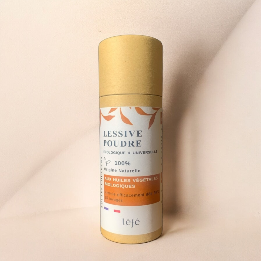 Pack Lessive Poudre 75 lavages – Tube doseur et sa Recharge