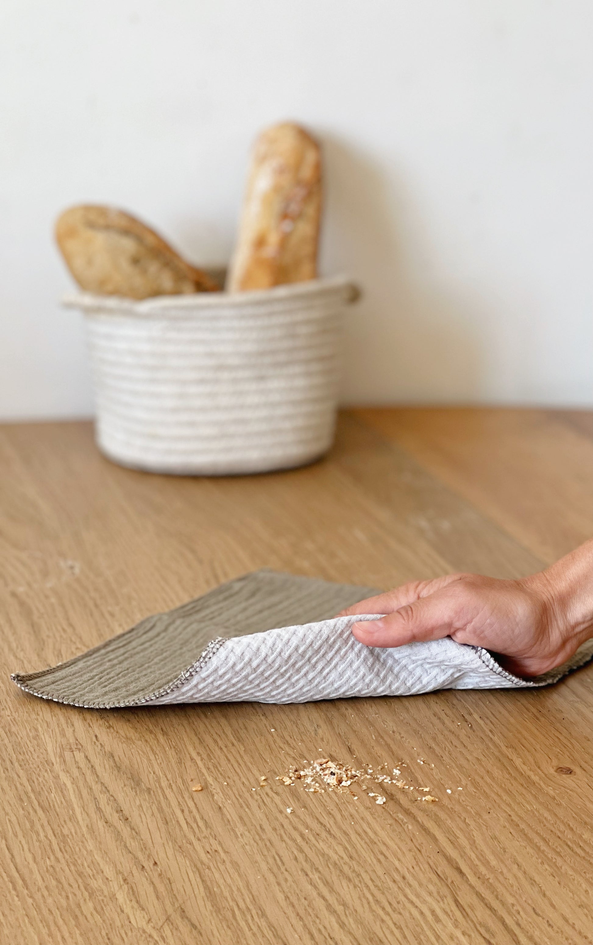 essuie tout lavable, 2 lavettes naturelles coton biologique