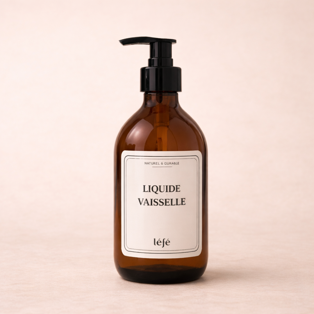 Flacon en verre - Distributeur Liquide Vaisselle