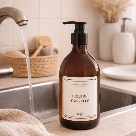 Flacon en verre - Distributeur Liquide Vaisselle