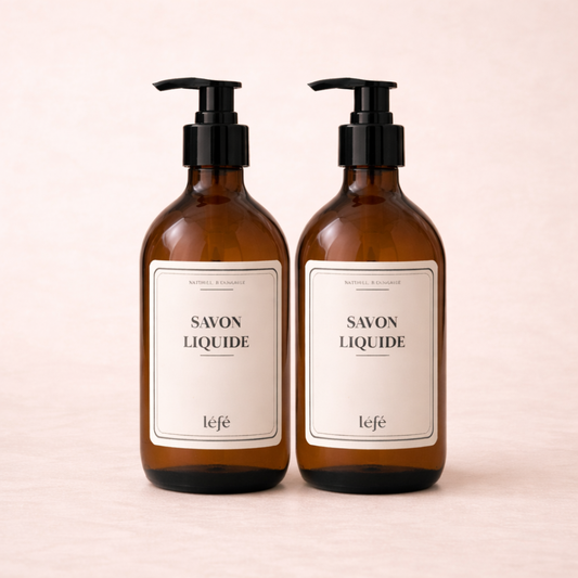 Duo Flacons en verre - Distributeurs Savon Liquide